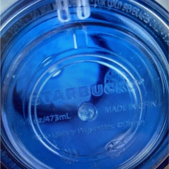 Starbucks Disney 60th anniversary diamond cold Tumblr 16 oz grande blue NEW - Picture 7 of 9